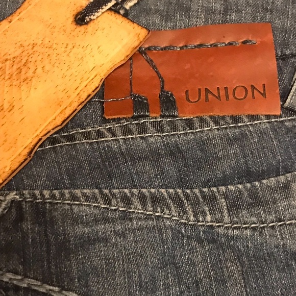 NEW $165 UNION * LOVER Jeans 25 x 35" X-LONG Inseam Low Rise Bootcut 💯AUTHENTIC - Picture 6 of 14